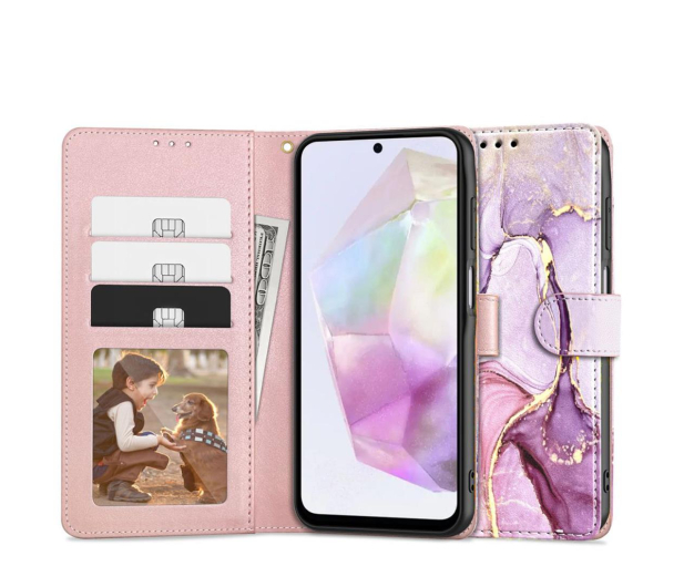 Tech-Protect Wallet do Samsung Galaxy A35 5G Marble - 1231691 - zdjęcie